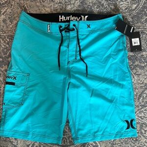 Hurley Men's Swim Shorts - Turquoise